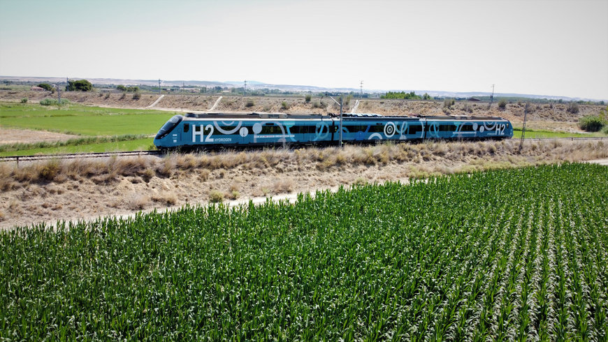 EL TREN DEMOSTRADOR DE HIDRÓGENO DEL PROYECTO FCH2RAIL INICIA ESTA SEMANA LAS PRUEBAS DINÁMICAS EN VÍA EXTERNA